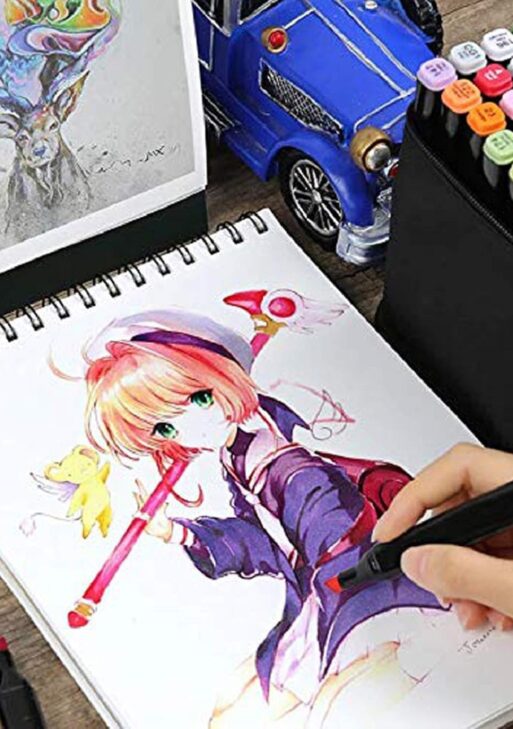 Dual Tips 48 Colors Markers Set