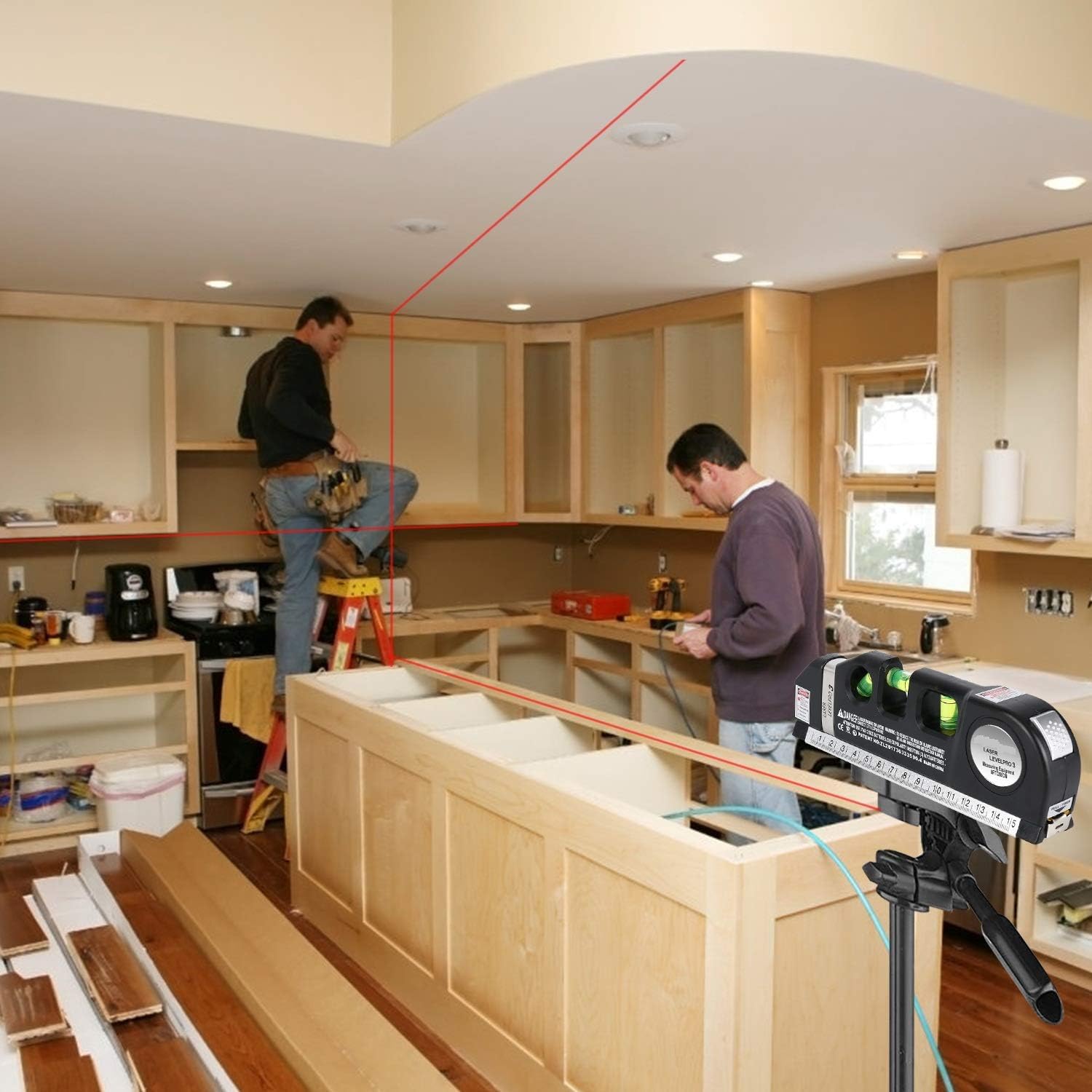 Multipurpose ABS Laser Level Line Tool Kit