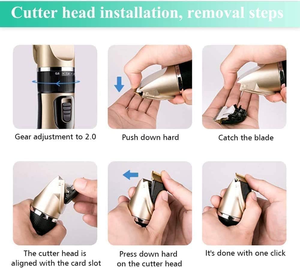 Rechargeable Cordless Pet Grooming Kit
